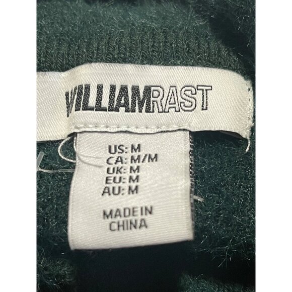 William Rast Womens Button Up Green Knit Shacket Size M Acrylic Nylon Blend - Picture 5 of 6